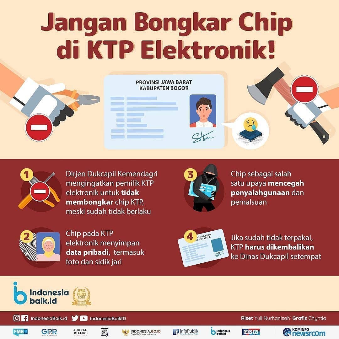 Jangan Bongkar Chip di KTP-el