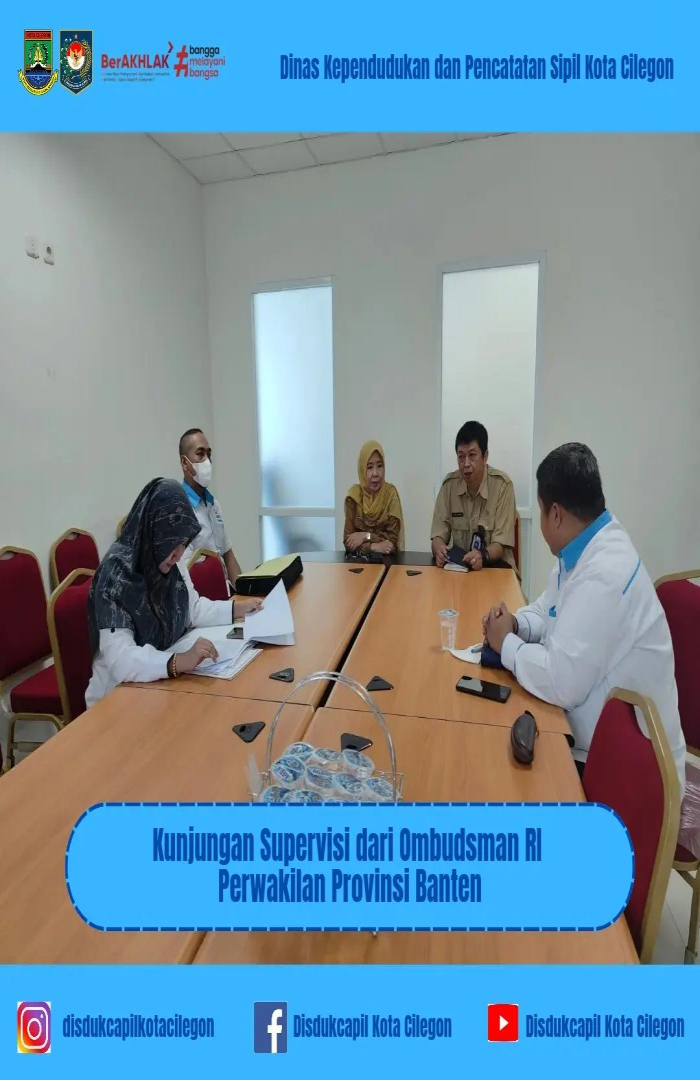 Kunjungan Supervisi dari Ombudsman RI Perwakilan Provinsi Banten